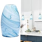 Blue Marble Glass Shades Modern Glass chandeliers