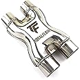 TOTALFLOW Natural Finish TF-SS3030 409 Stainless Steel 3 Inch X-Pipe-3" Dual (Inner Diameter)