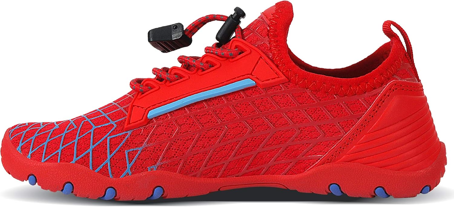  | Caitin Boys Girls Water Shoes Quick Drying Aqua Beach Pool Swim Lightweight Athletic Sneakers for Little Big Kids | Water Shoes