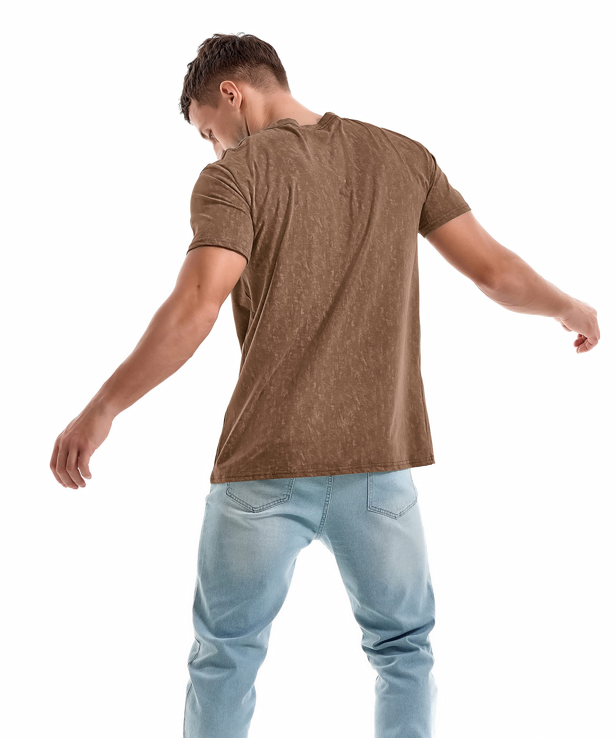 KLIEGOU Men's T-Shirts - Premium Cotton Crew Neck Tees S - 4XL