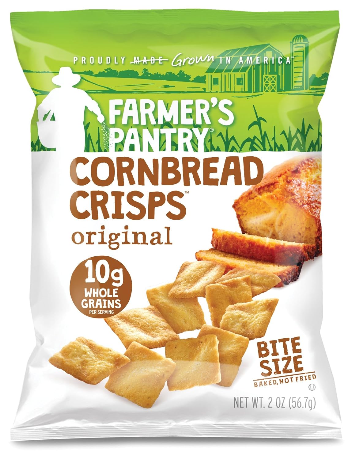 Amazon Com Farmer S Pantry Bulk Pack Original Cornbread Crisps