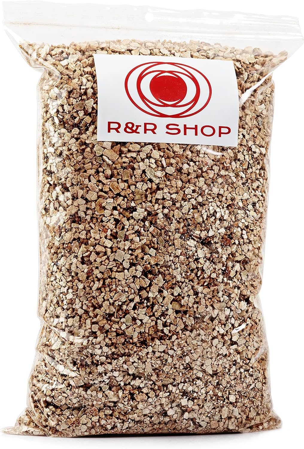 R&R SHOP – Medium Expanded Vermiculite, Neutral PH ideal for Germination, Growth of Plants, Mushrooms and Terrarium Animals (12L)