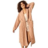 PJGGZ Women's Shawl Collar Bathrobe, Soft Long Towel Robes for Women - Super Absorbent Quick Dry yet Warm