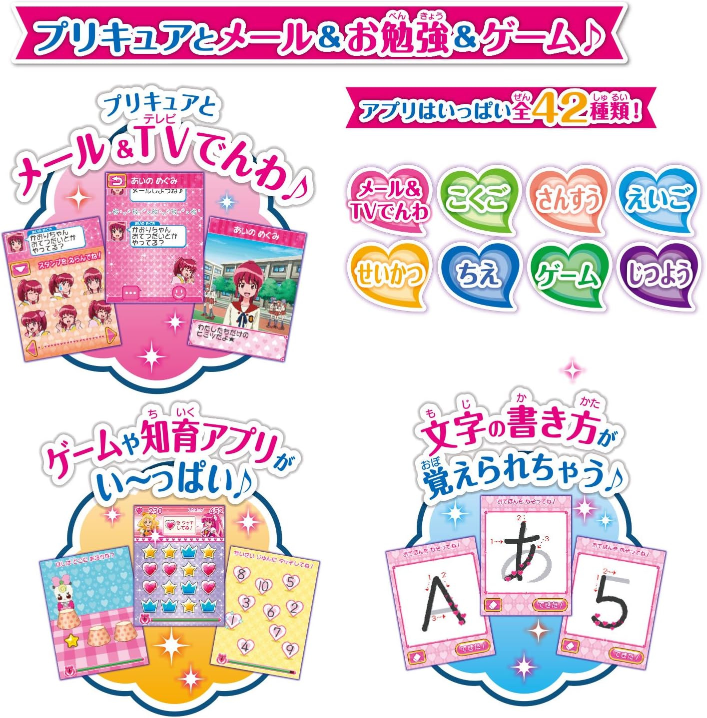Amazon ハピネスチャージプリキュア キュアライン 電話 携帯電話 おもちゃ