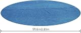 Bestway BW58241 10 ft Steel Pro Frame Solar Pool Cover Blue view 6