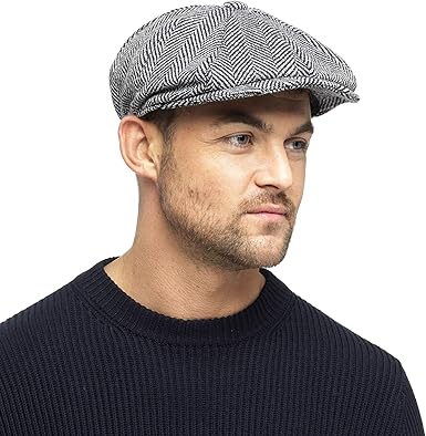 HeatGuard Gorra Plana Baker Boy con Forro térmico para Hombres ...