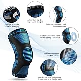 NEENCA Knee Brace Compression Sleeve with Patella Gel Pads Side Stabilizers view 3