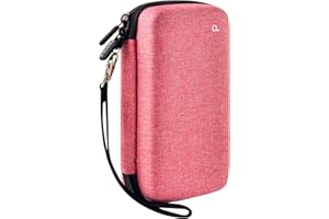 PAIYULE Graphing Calculator Case for Texas Instruments TI-84 Plus CE Color Graphing Calculator, Also Fits for TI-83 Plus Casio fx-9750GII, Large Capacity for Pens,Cables and Other Accessories-Pink, Box Only