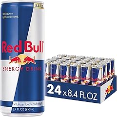 Red Bull Energy Drink with 80mg Caffeine plus Taurine & B Vitamins, 8.4 Fl Oz, Pack of 24 Cans