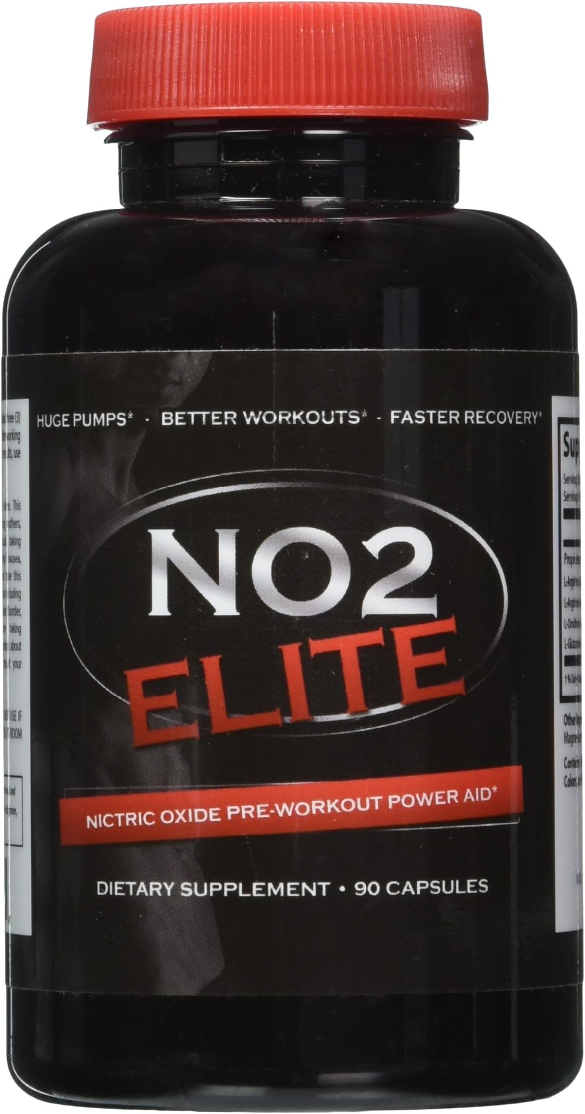 #1 Pre-workout Nitric Oxide Supplement - Increase energy & stamina with a 100% natural formula - Increase strength & muscle growth with Nitric Elite - 1 Month Supply