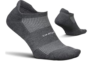 Feetures High Performance Max Cushion Ankle Sock - Tab Socks for Women & Men with Heel Tab
