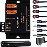 ENSIGEAR IR Repeater Kit, ir Repeater System, IR Remote Control Extender,Control 1 to 18Devices.IR Extender 100 Feet, Dual Se