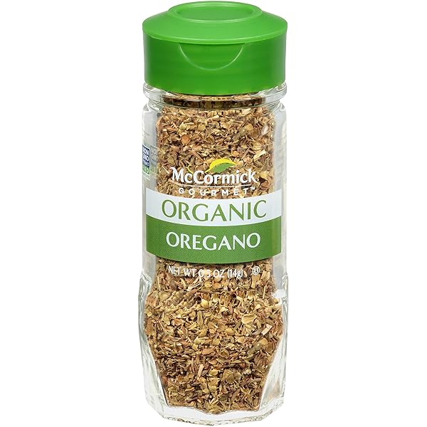 MCCORMICK GOURMET ORGANIC OREGANO, 0.5 OZ