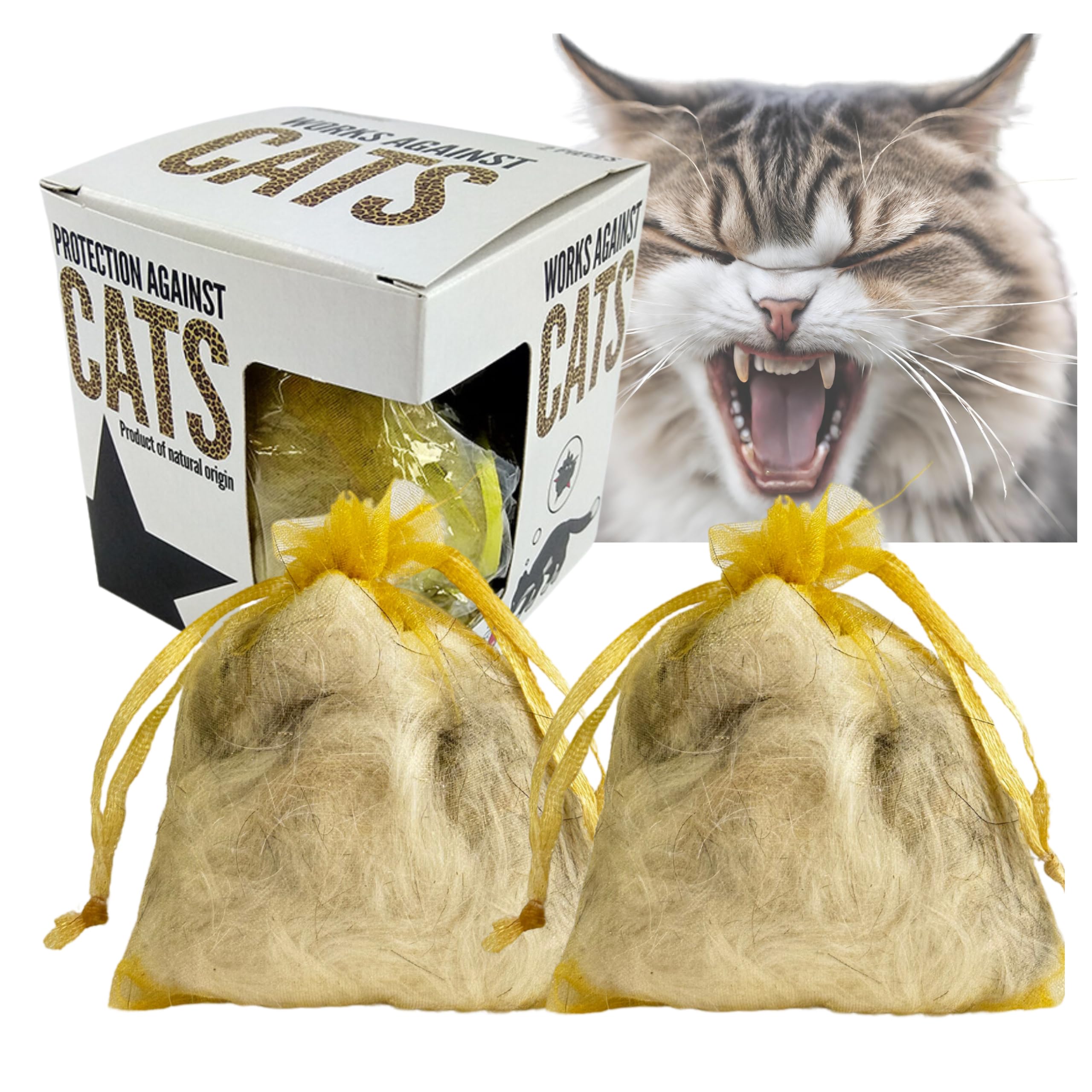 Cat Deterrent Protect Garden Plants from Cats 2 Pack Long-Lasting Cats Repellent Smelly Pouches