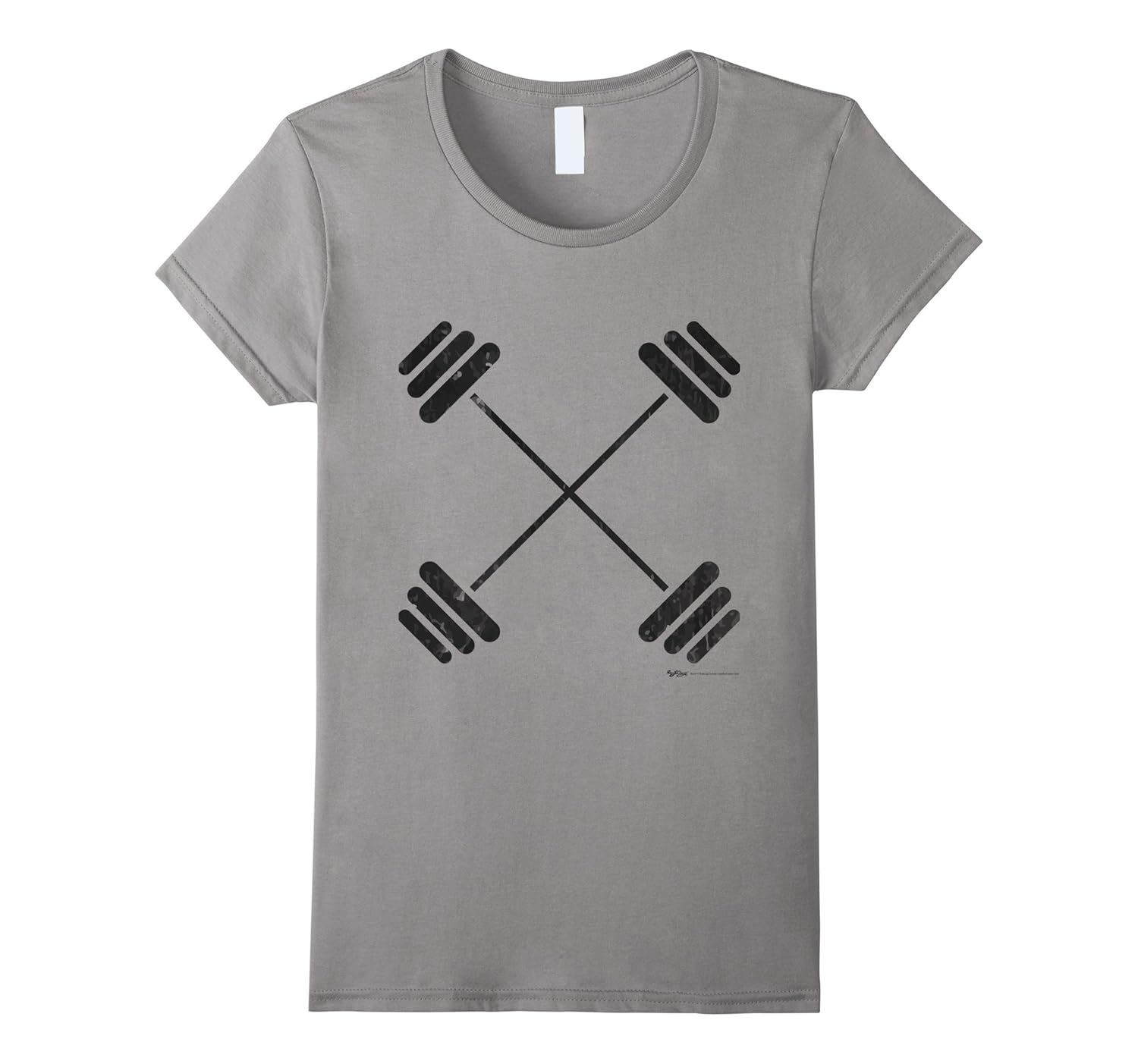 Cross Barbells Workout Weight Lifting Gym T Shirt4LVS