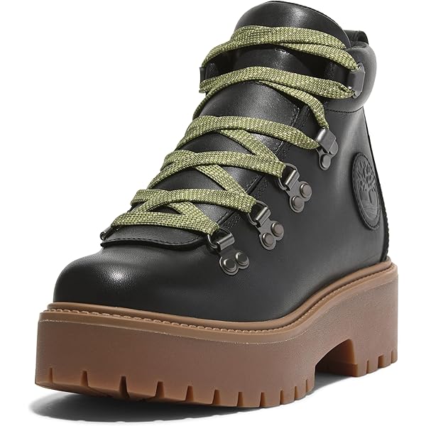Amazon.com | Timberland Women's Roxie Lane Mid Lace Up Boot, Black