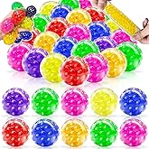 28 Pack Easter Toys for Kids Teens, Easter Basket Stuffers Essential 7 Colors Fidget Stress Balls Anxiety Stress Relief Squeeze Balls Easter Eggs Fillers for Boys Girls Easter Eggs Hunt Party Favors