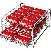 Simple Houseware Dual Row Front Loading Can Dispenser, Chrome