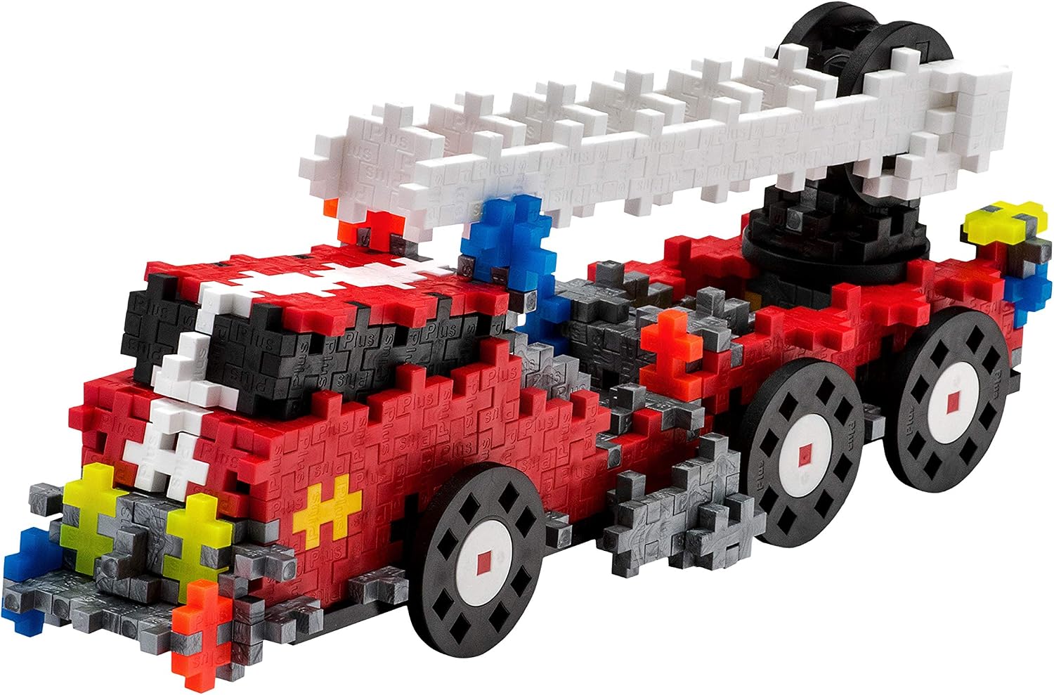 Plus-Plus - GO! Fire and Rescue - 500 Pieces - Model Vehicle Building Stem Toy, 300.7009 - Image 3