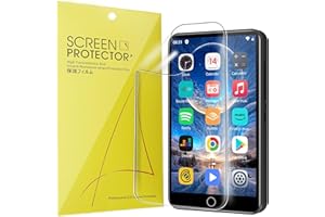 Lamshaw Compatible for ZAQE M505 MP3 Player Screen Protector, [6 Pack] Full Coverage TPU Clear Film Compatible for ZAQE M505 4 Inches MP3 Player (6 Pack)