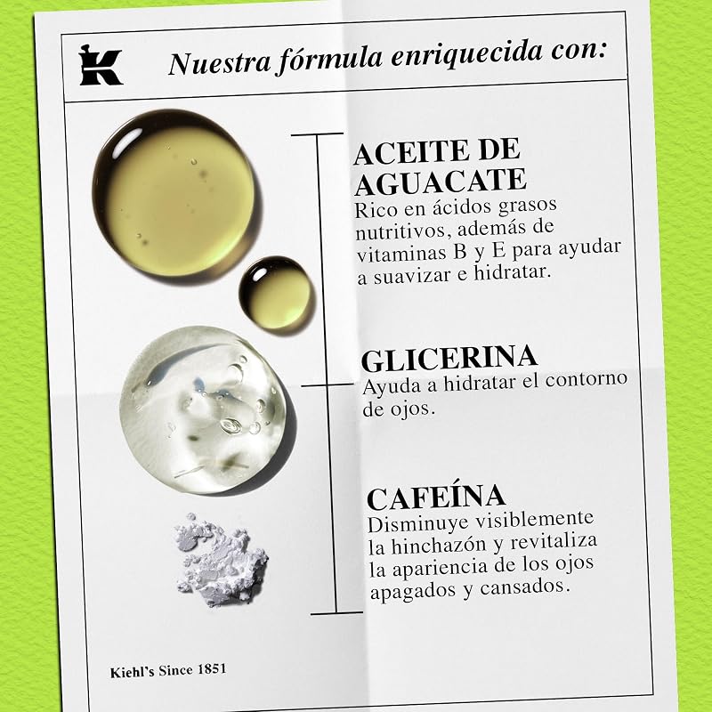 Creme Cremoso para Olhos com Creme Hidratante de Abacate, 28 gr