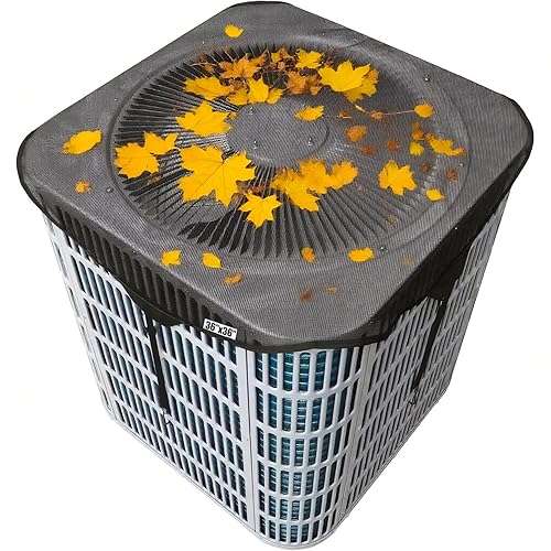 Air Conditioner Covers for Outside Units,36" x 36" Central AC Cover , Resin Woven Mesh,Top Universal Mesh Cover Defender for All Seasons,Efficient Ventilation(Black)