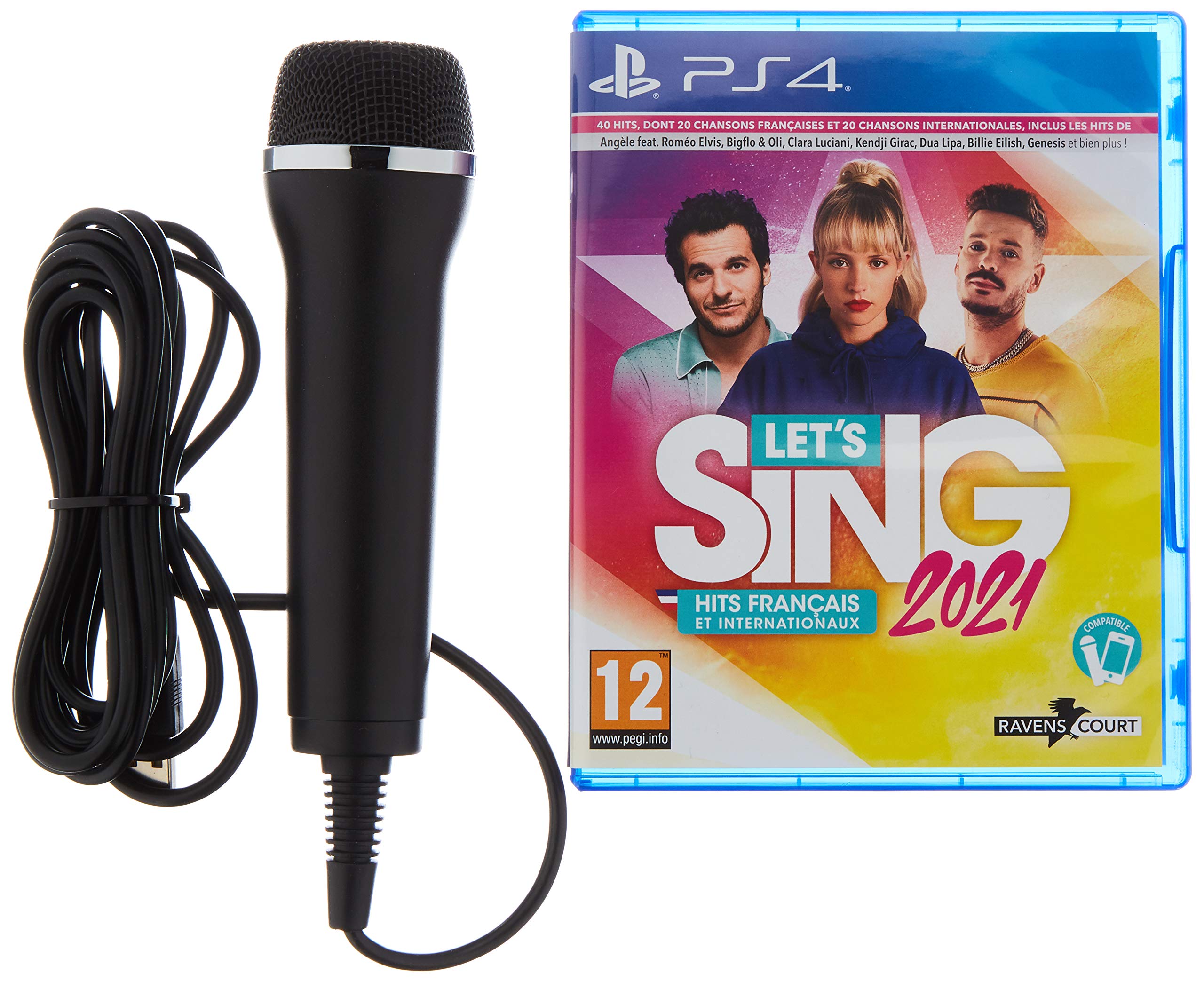 Electronic Arts Lets Sing 2021 + Micro (International + Français Hits)