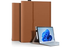 XFYKJIN for Microsoft Surface Pro 8 Case 13 inch, Premium Protective Leather Cover with Surface Slim Pen 2 Holder, Multi-Angl