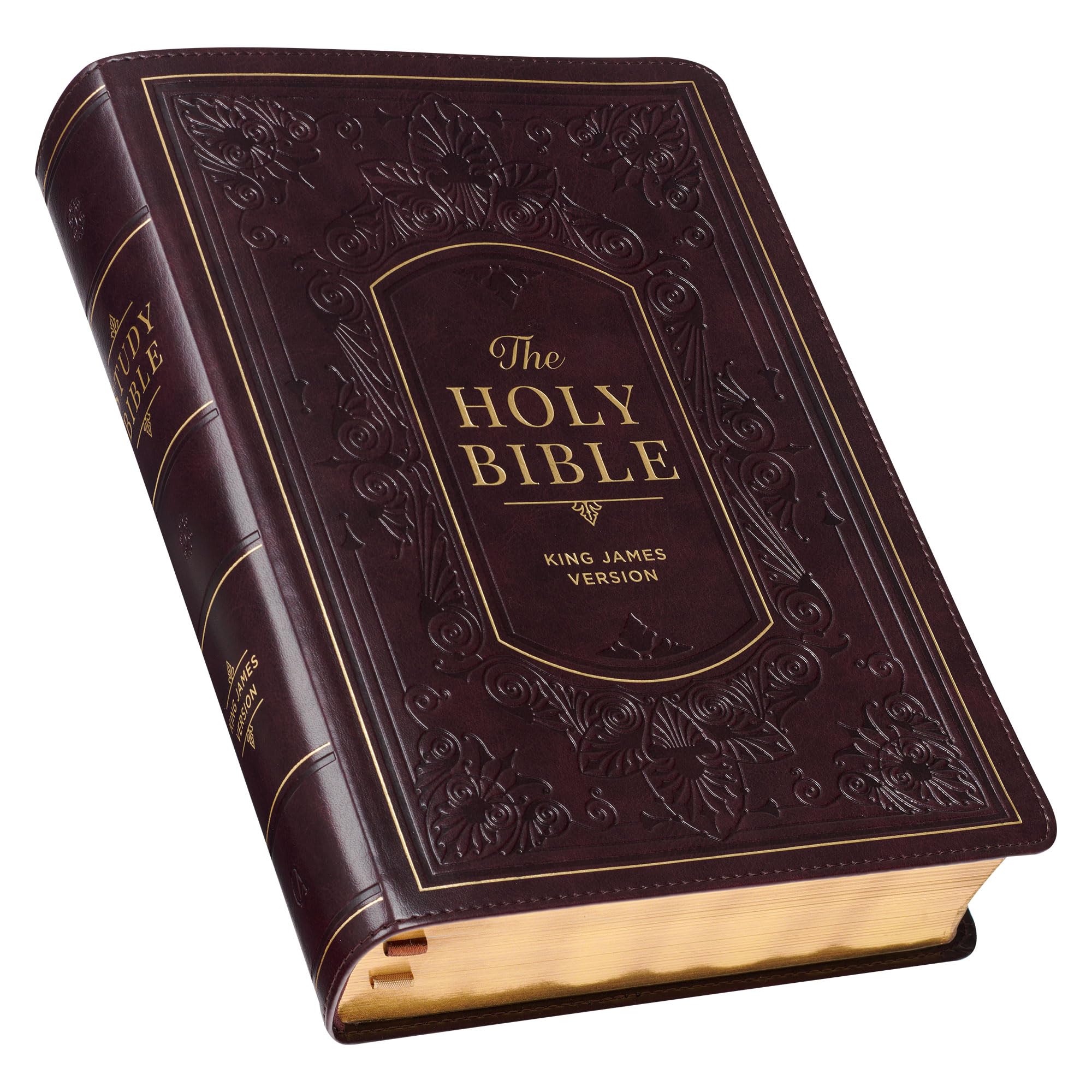 KJV Study Bible, Standard King James Version Holy Bible, Burgundy Leather (KJV Standard Study Editions) KJV Study Bible, Standard King James Version Holy Bible, Burgundy Leather (KJV Standard Study Editions) Imitation Leather
