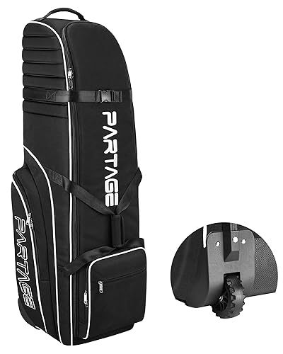 Partage Golf Travel Bag with Wheels, Golf Travel Case for Airlines