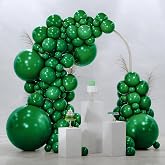 PartyWoo Dark Green Balloons 99pcs Emerald Hunter Forest Green Color | Different Sizes of 36 18 12 10 5 Inch Balloons for Bir