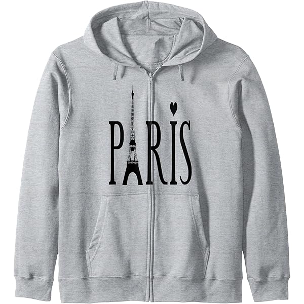 Amazon.com: Paris France Zip Hoodie : Clothing, Shoes & Jewelry