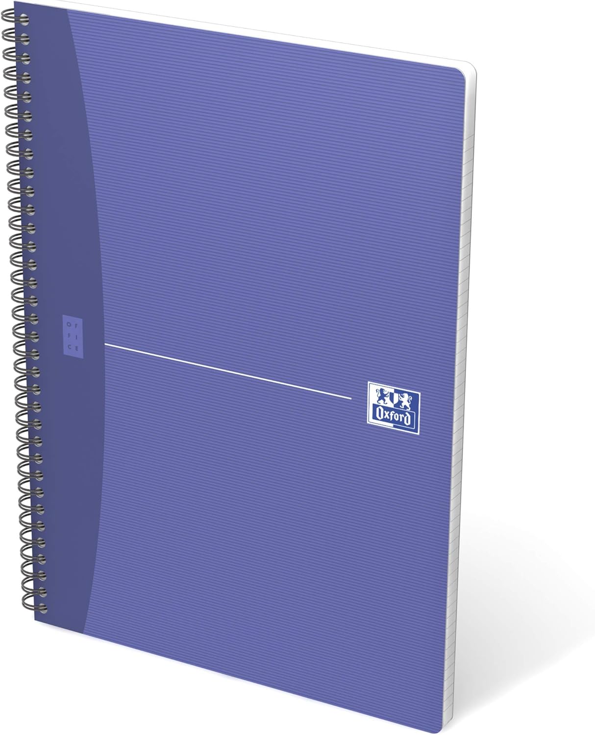 Oxford Essentials 100105331 Spiral Notebook A4 Lined 180 Pages with Bookmark Ruler Flexible Cover Writing Pad Notepad Assorted Colours Pack of 1 - Image 4