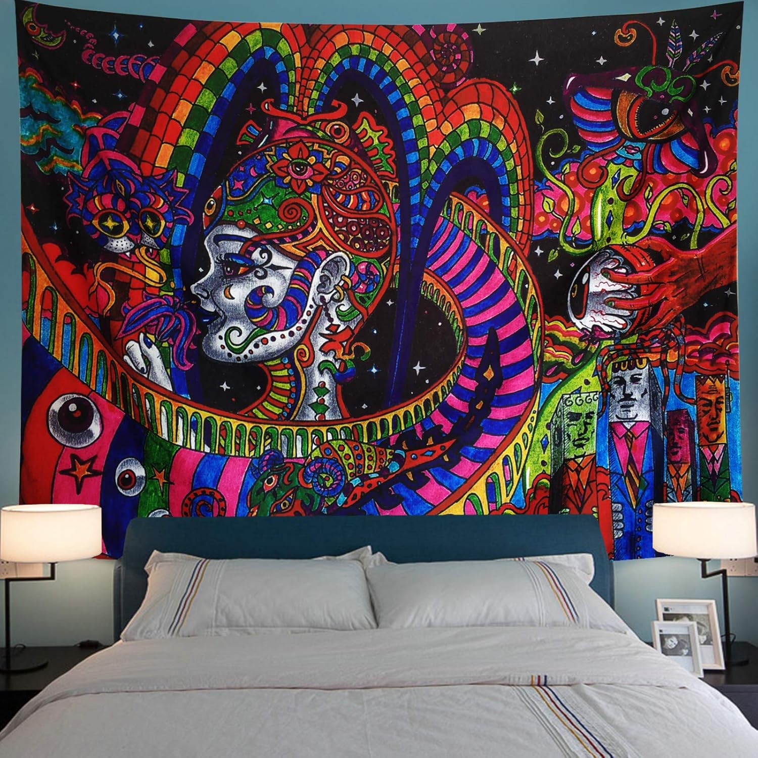 Psychedelic Tapestry Wall Hanging Fantasy Magical Arabesque Tapestry Retro  Pattern Wall Hanging Mandala Bohemian Wall Tapestry 3D Vision Nature  Psychedelic Tapestry Wall Hanging Fantasy Magical Arabesque Tapestry Retro  Pattern Wall Hanging Mandala Bohemian Wall Tapestry 3D Vision Nature
