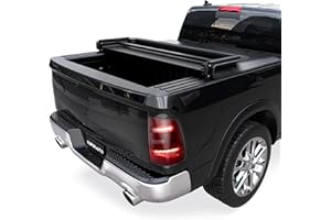 KUIPERAUTO Soft Tri-fold 5.6 Feet Bed Tonneau Cover Compatible for 2009-2025 Dodge Ram 1500 (Incl. 2019-2024 Classic & 2019-2025 New Body Style) W/o Ram Box Truck Bed