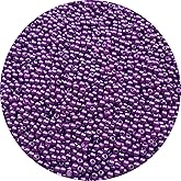 YHYPOCI 4000pcs Pearl Beads for Crafts 3mm Resin Pearl for Jewelry Making Round Bulk Pearls Beads with Hole for Necklaces Bracelets Earrings Making Jewelry Decoration(Dark Purple)