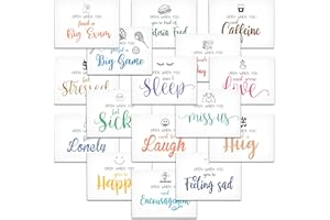 ZEDEV 16 Open When Envelopes, Colorful Envelope，Leaving Home Gift, Gift for college students long distance friends-XF-001