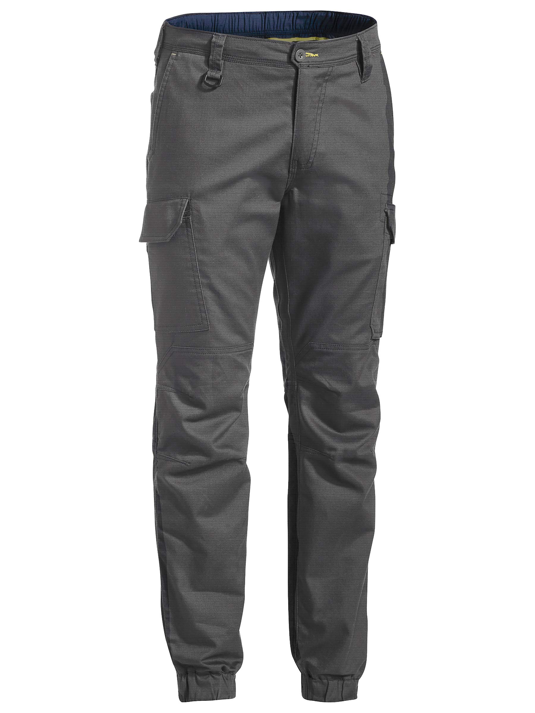 Bisley Workwear UKBPC6332_BCCG Flex & Move Stretch Canvas Stove Pipe Trousers - Charcoal, 36