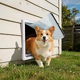 Pet Prime 2 Ways Locking Pet Flap Door Large with Transparent Flap view 7