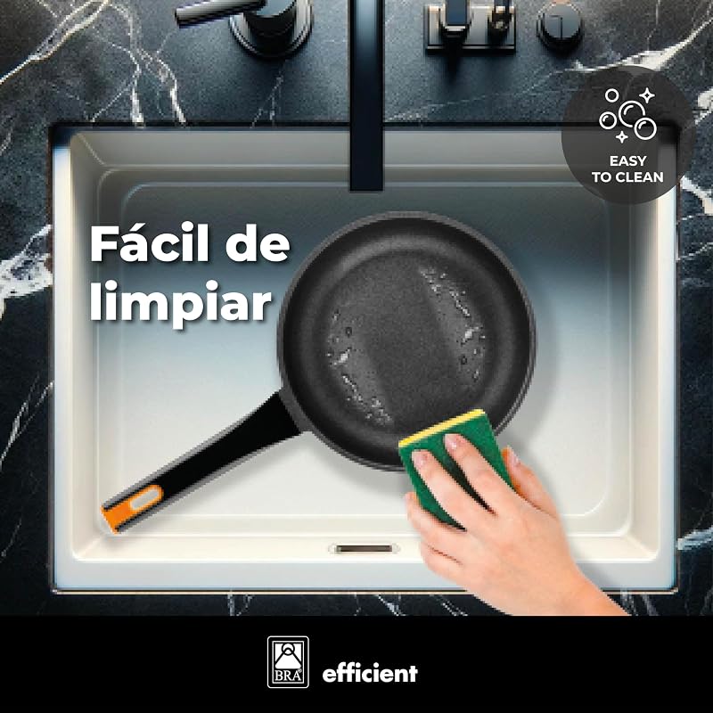 Efficient | Set 2 sartenes 20-24 cm, aluminio fundido con antiadherente