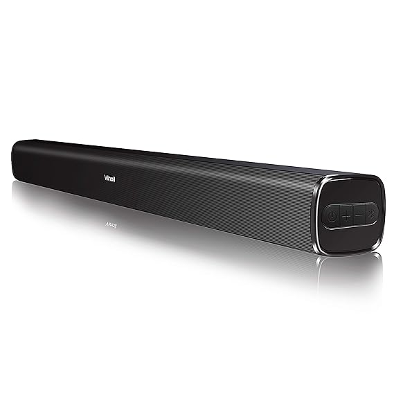 Vinoil Bluetooth Sound Bars for TV, Strong Bass Dual Connection Wired and Wireless Sound Bar 
