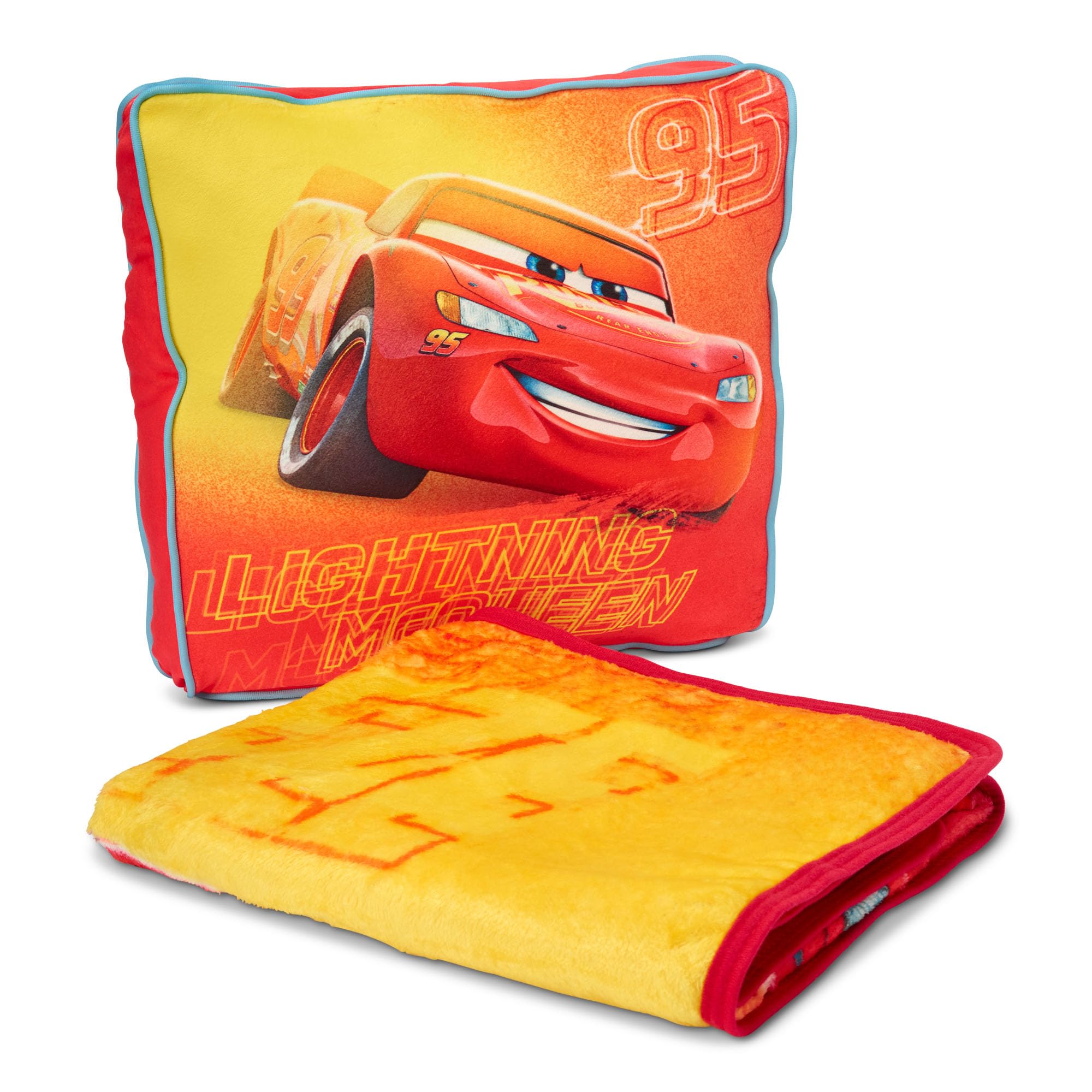 Northwest Cars Cloud Stretch Pillow and Silk Touch Throw Blanket Set, 14
