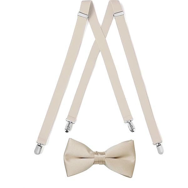 white bow tie and suspenders near me
