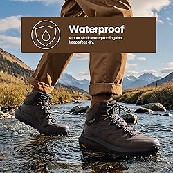 NORTIV 8 Men's Lightweight Hiking Boots Waterproof
