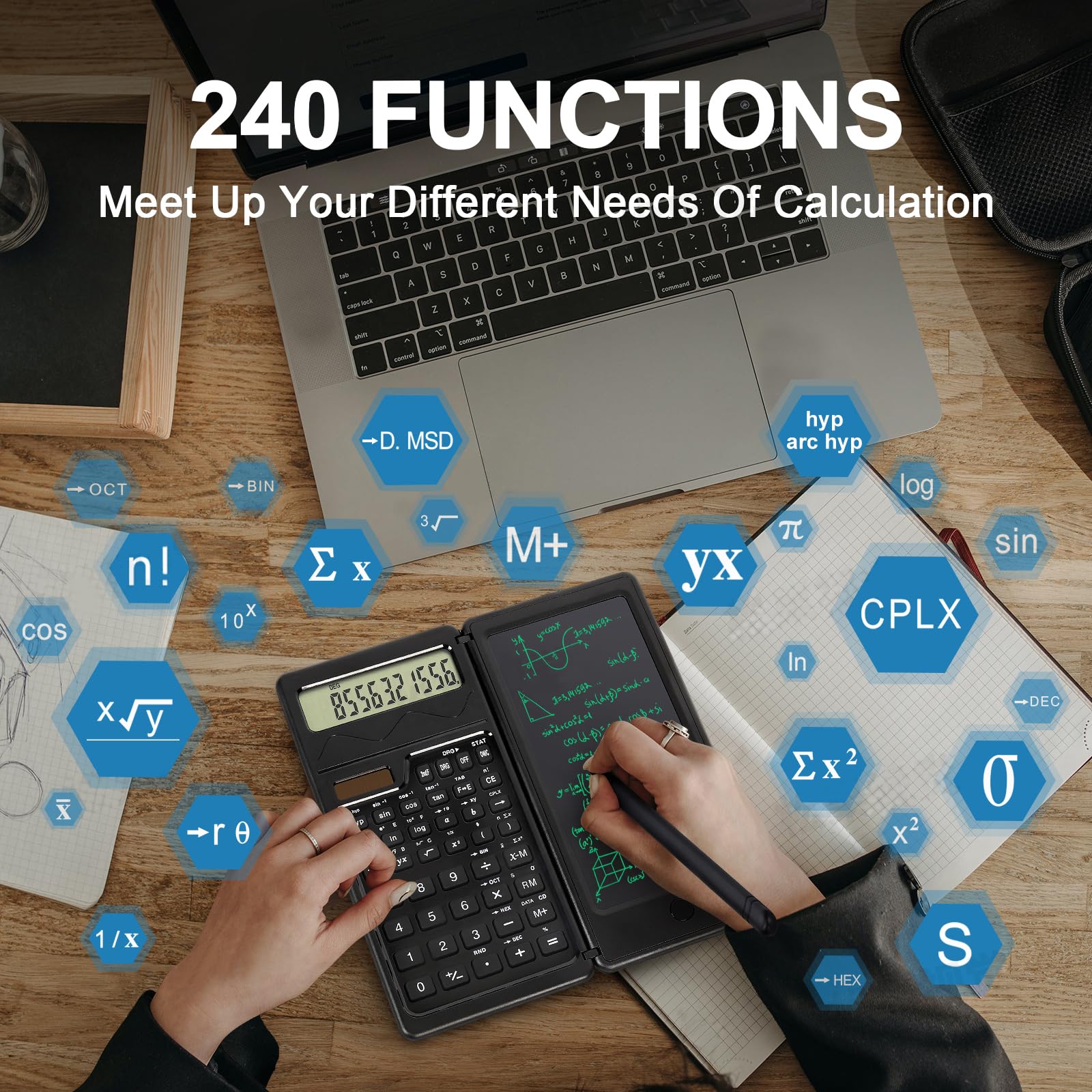 Mua EUPLONG Scientific Calculators for Students,10-Digit LED,Solar ...