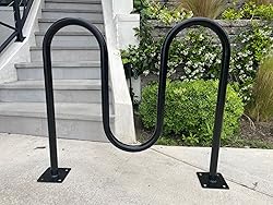 Sandbaggy Commercial Dual Loop Wave Bike Racks - 5