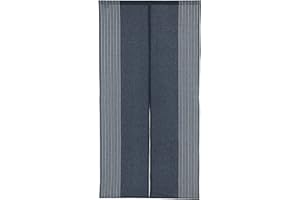 Narumi Vertical Stripe Navy Blue Cotton Cloth Japanese Noren Long Type Curtain Tapestry,170 x 85 cm