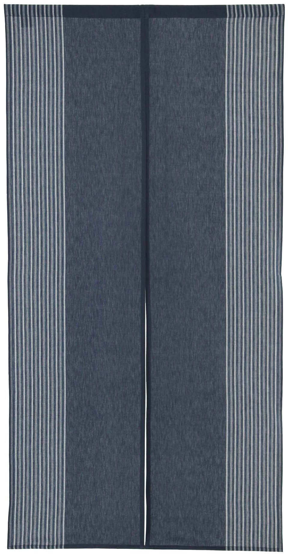 Narumi Vertical Stripe Navy Blue Cotton Cloth Japanese Noren Long Type Curtain Tapestry,170 x 85 cm