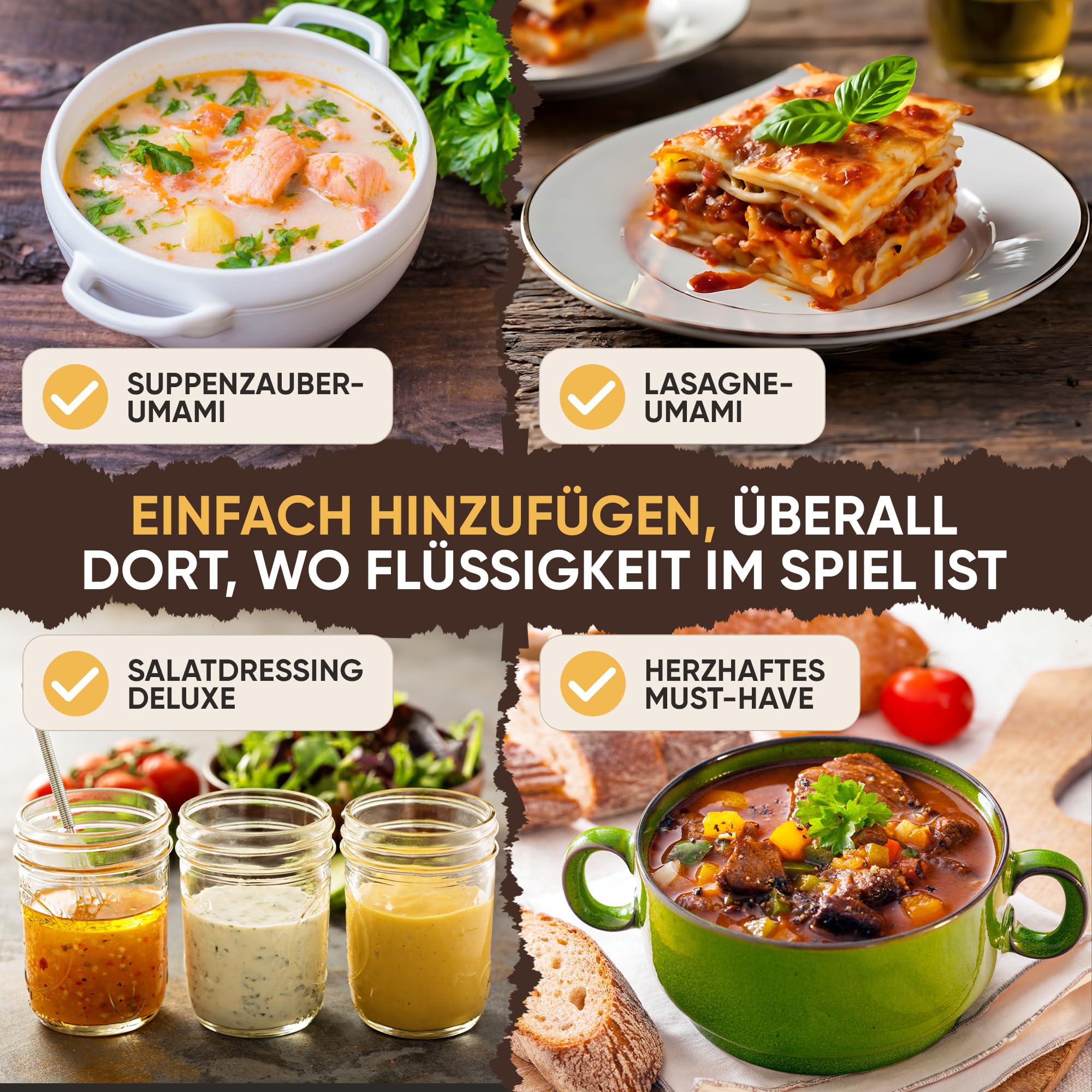 allerFeinst! - Umami Gewürzzubereitung - ohne Glutamat - Würzig Alleswürzer Gewürz Allrounder, 1er Pack (1 x 100g) 4
