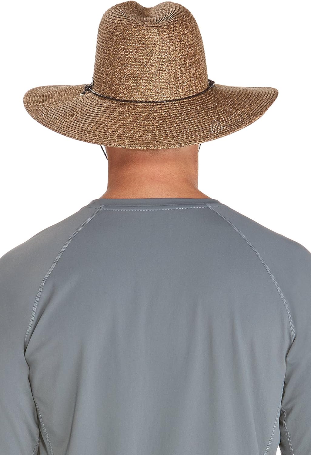 Coolibar UPF 50+ Men's Beach Comber Sun Hat - Sun Protective (Large/X-Large- Brown/Natural) at  Men’s Clothing store